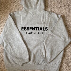 Essentials Heather Gray Hoodie